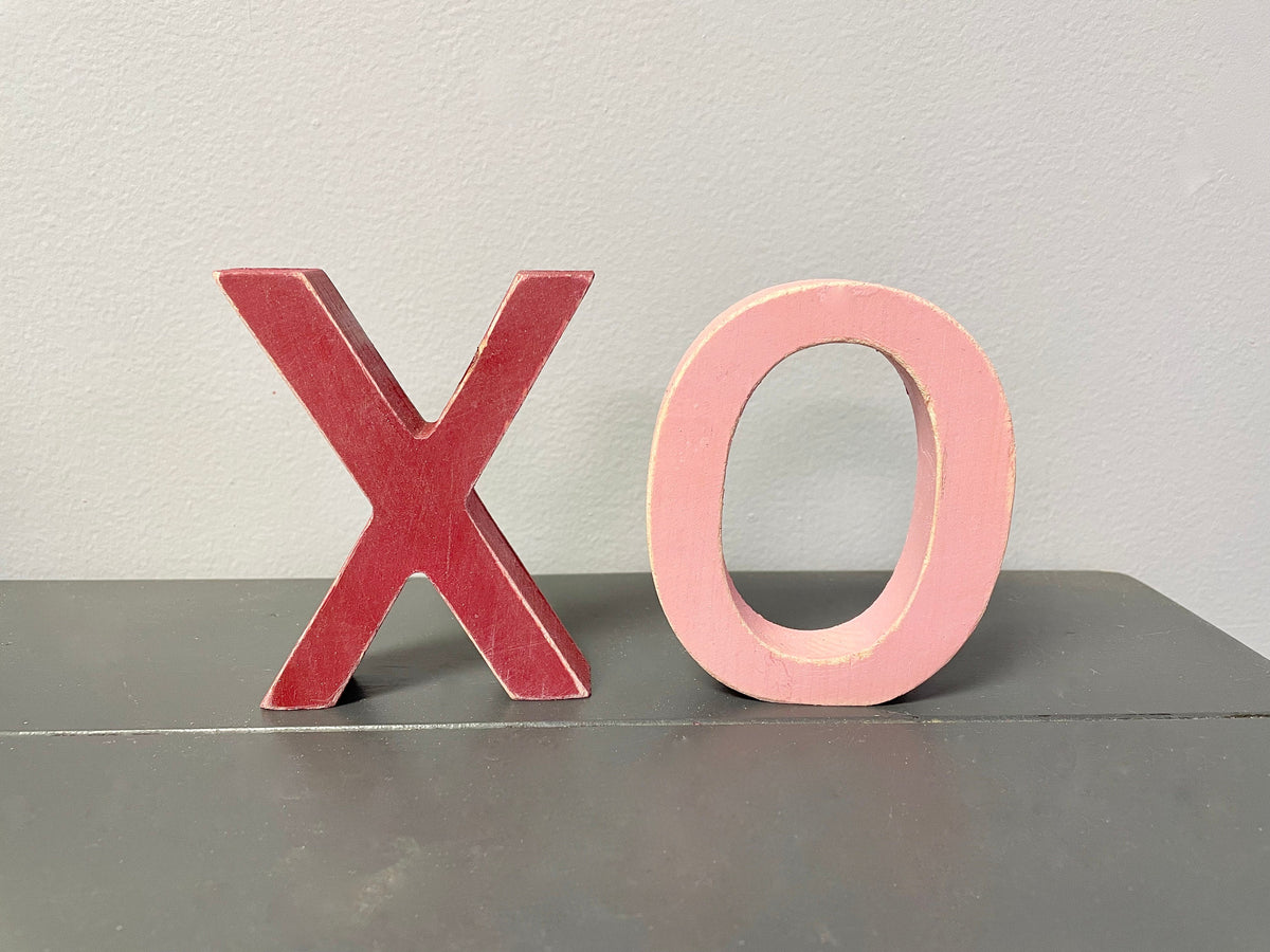 Valentine's day decor, XOXO, Tiered tray, Valentine gift, Hugs and kis