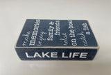 Lake Life Faux Wooden Book