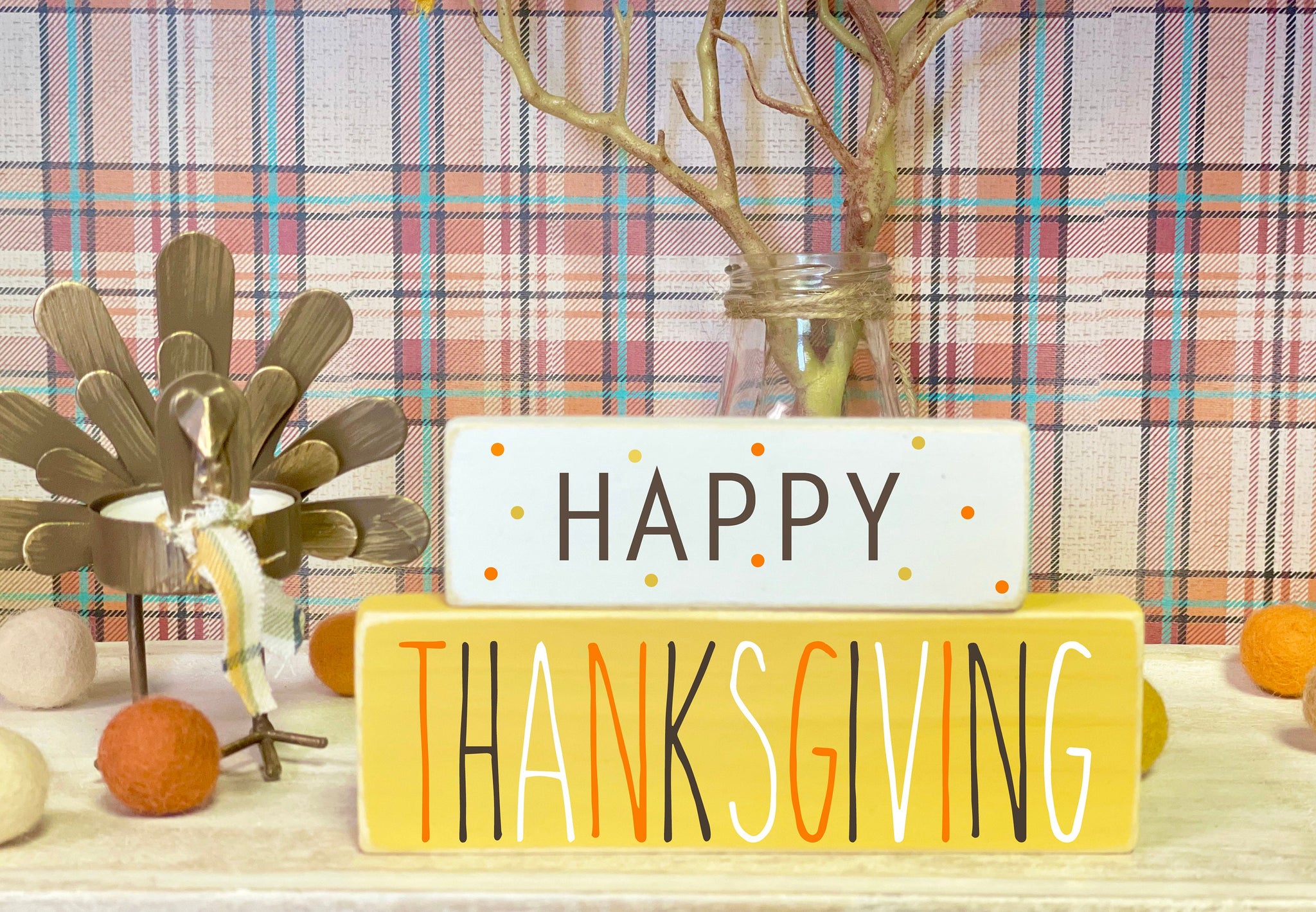 Thanksgiving signs, Fall tiered tray, Hostess gift