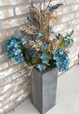gray floor vase, reclaimed wood, rustic vase, porch decor,  wooden floor vase, vase for porch, outdoor vase, rustic, farmhouse decor