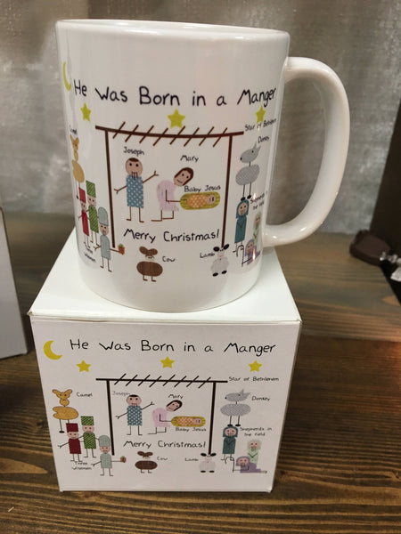 Nativity coffee mug, coffee cup, religious gift, nativity coffee mug, unique gift, teacher gift, Christmas mug