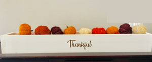 Thanksgiving centerpiece, table decor, wooden box, Thanksgiving decor, box, farmhouse decor, reclaimed wood, thankful, hostess gift, planter