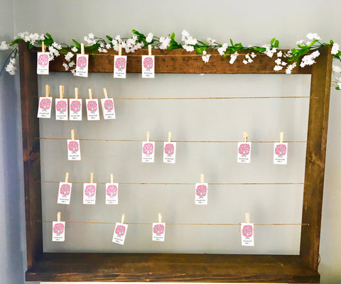 Rustic place card holder, rustic wedding, wooden card holder, escort card holder, distressed wood, reclaimed wood, seating chart, wedding