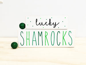 St. Patrick's day,  tiered tray sign, Irish sign, Tiered tray decor, Tiered tray signs, Hostess gift, Coffee bar, Teacher gift, Kiss me