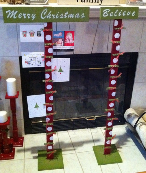 Christmas card holder