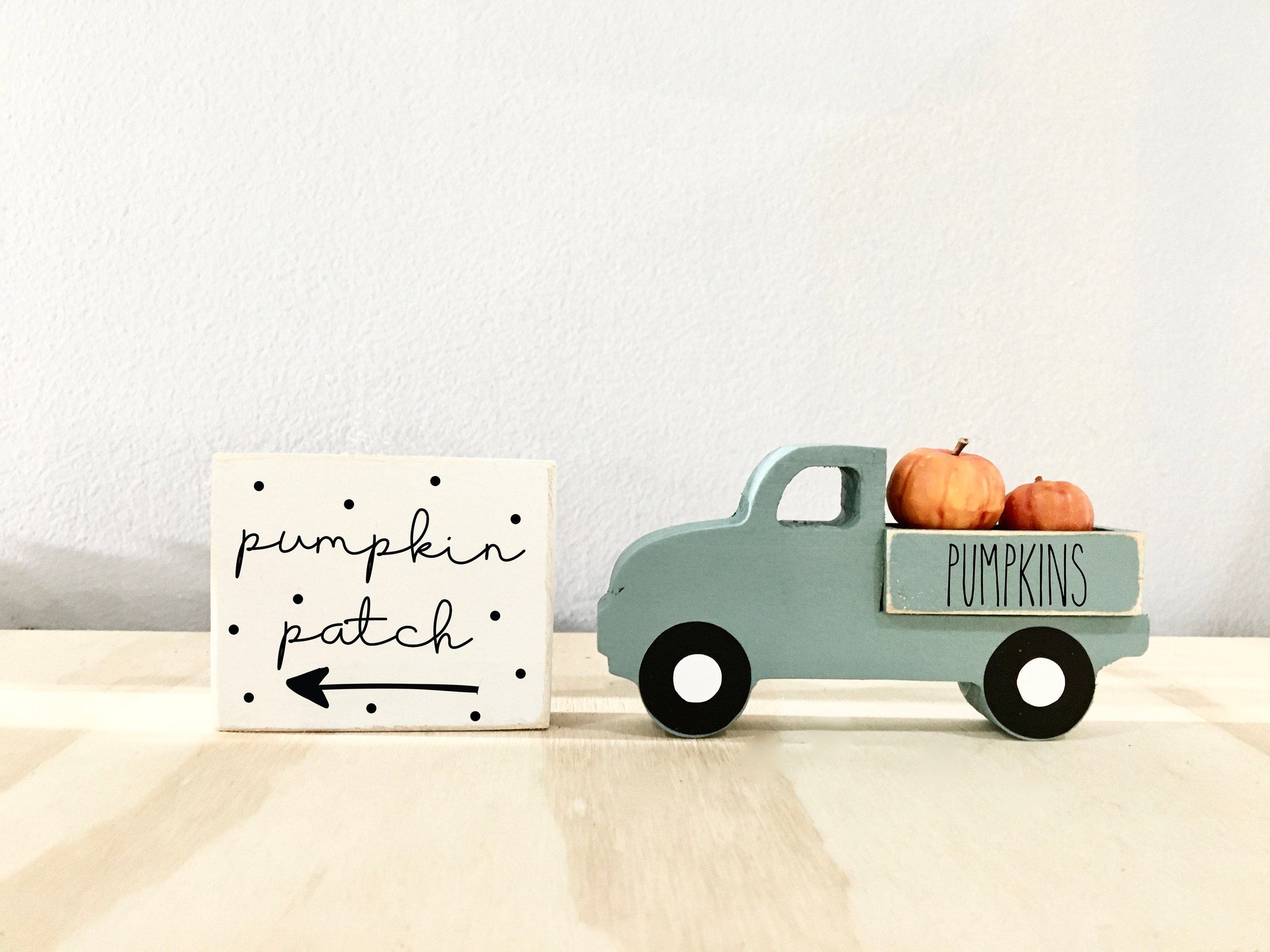 Fall tiered tray, Fall truck and sign set, Fall decor, Tiered tray sign, Tiered tray decor, Farmhouse truck, Wooden sign, Pumpkin patch sign