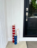 Large firecrackers, 4th of July decor, Memorial day, Porch decor,  Faux firecrackers, Stars, Summer, Patriotic decor, Round firecrackers