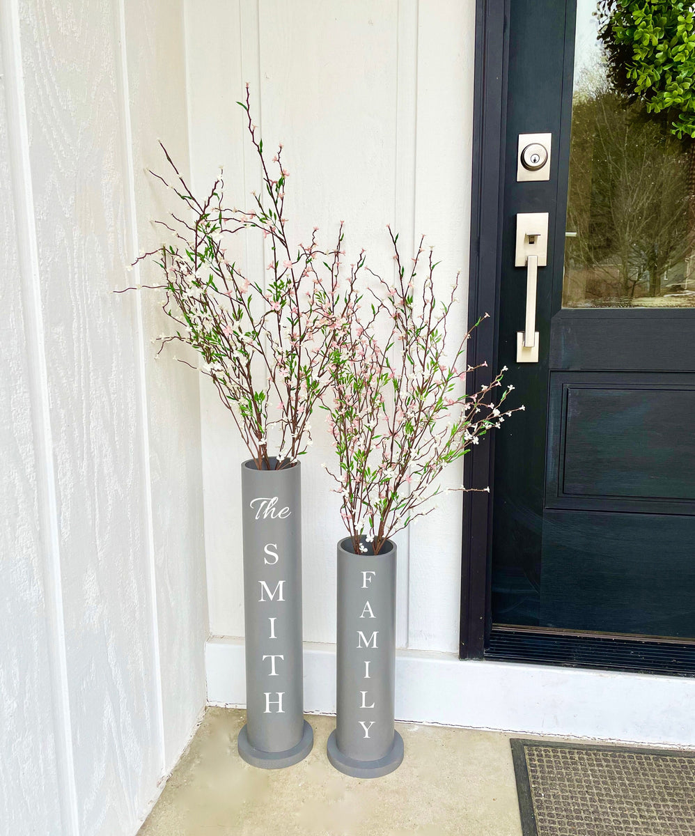 Porch decor, Large floor vases, Personalized Mother's day gift, Housew
