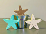 Wooden starfish, Beach, Tiered tray, Galvanized bucket,  Nautical decor, Lake house, Cottage, Ocean decor, Beach photo props