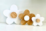 Wooden flowers, Daisies,  Summer tiered tray, shelf sitters, minimalist mantle decoration, Porch decor, Girl nursery