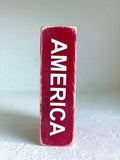 4th of July decor, Faux wooden book, Memorial day, America sign, Summer tiered tray, Patriotic decoration