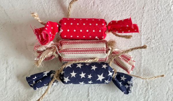 4th of July bowl, God bless America, Fourth of July decor, Old fashioned candy, pedestals, Tiered tray, Serving bowl, candy bowl fillers