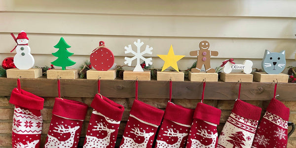 Mantle stocking holders, Gingerbread stocking hooks