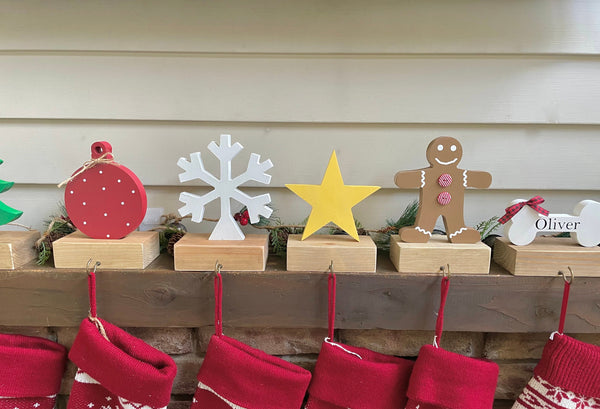 Mantle stocking holders, Gingerbread stocking hooks