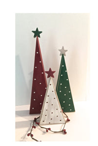 Wooden trees, Christmas trees, set of 3 trees, wood Christmas trees, tree shelf sitters, primitive trees, Christmas decor, rustic Christmas