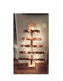 Christmas card holder, 4ft tree,  Rustic Christmas, Wood Christmas tree, Christmas cards,  Card display, merry mail, Wooden tree
